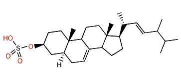 24-Methyl-5a-cholesta-7,22-dien-3b-ol sulfate